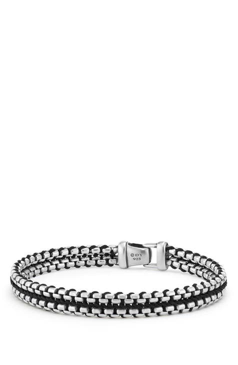 Men's Bracelet, Black Rope Bracelet, Thick Cord Bracelet, Black String  Bracelet for Men, Modern Bracelet Gift