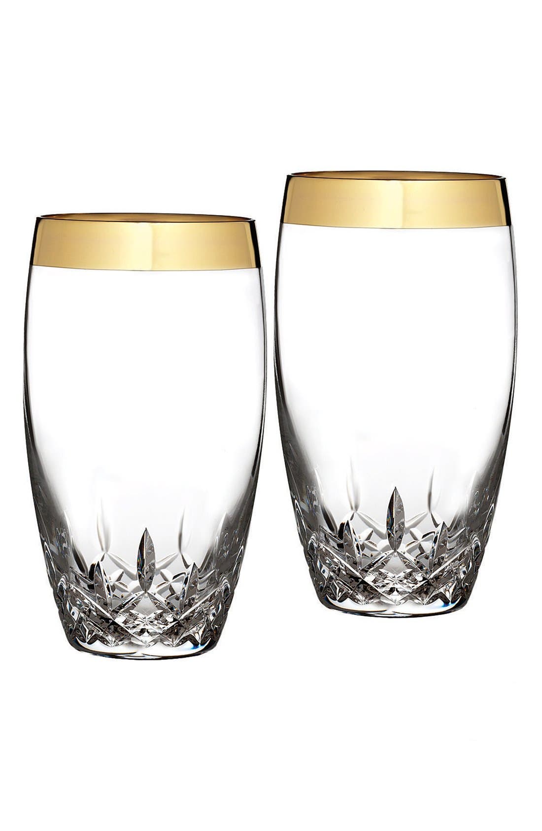 Waterford 'Lismore Essence Gold' Lead Crystal Highball Glasses (Set of 2) Nordstrom