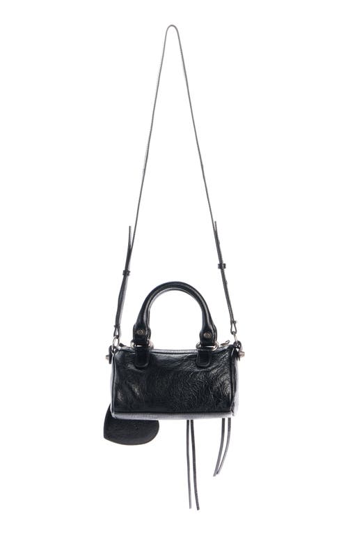 Shop Balenciaga Nano Le Cagole Leather Tote In Black