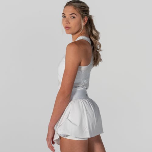 Avi Cross-court Skirt In Club White