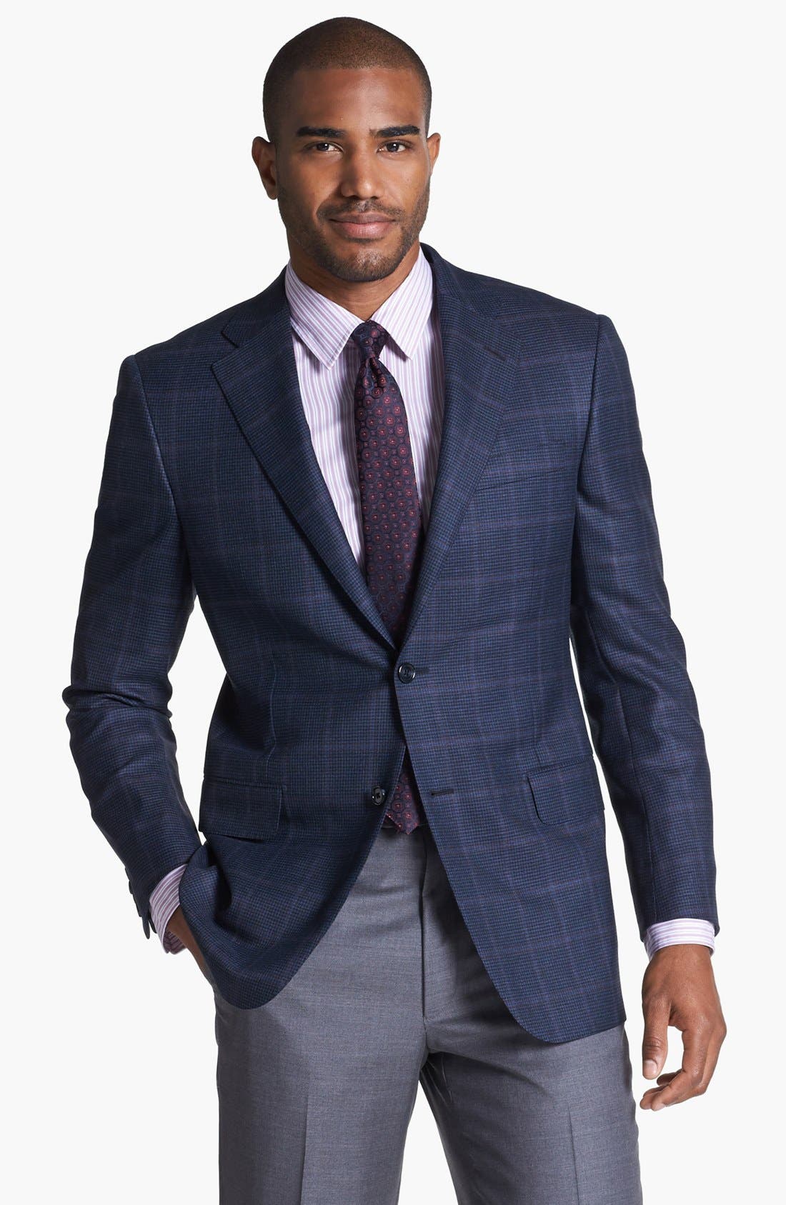 Hickey Freeman 'B Series' Plaid Wool Sportcoat | Nordstrom