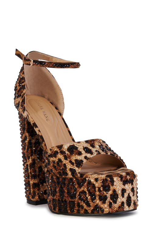 Shop Azalea Wang Wilmore Platform Sandal In Leopard Multi