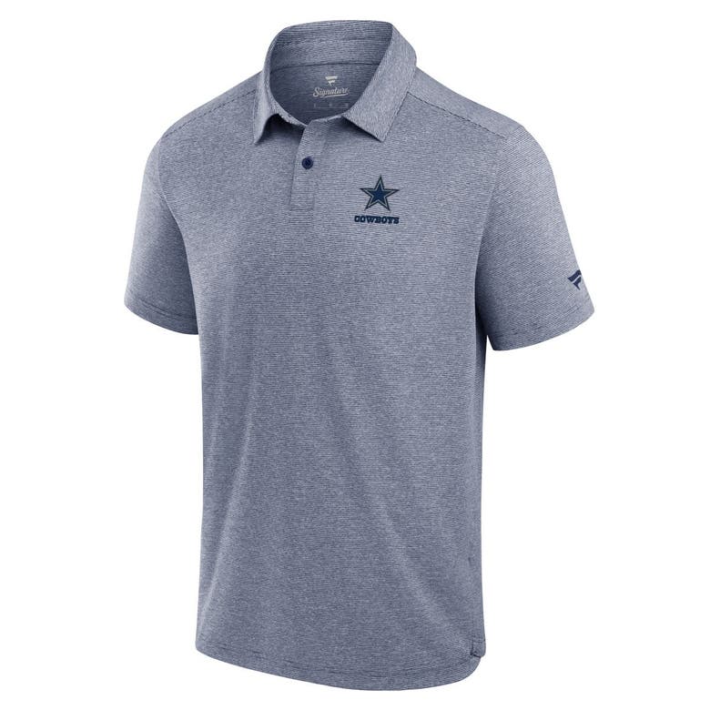 Shop Fanatics Signature Navy Dallas Cowboys Front Office Tech Polo Shirt