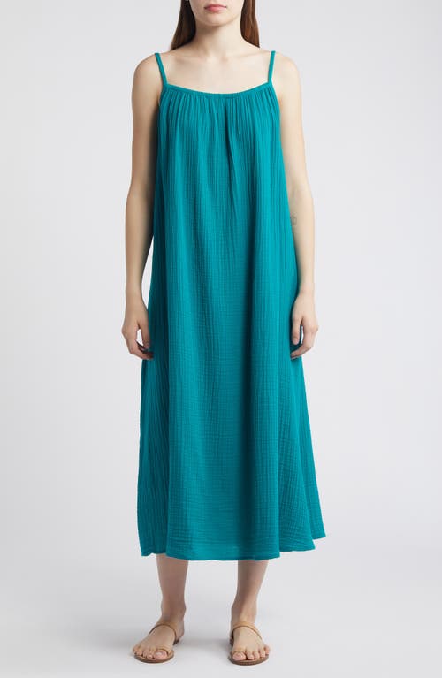 Eileen Fisher Cami Organic Cotton Gauze Dress at Nordstrom,