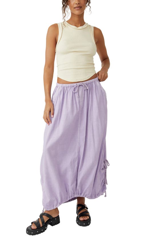 Shop Free People Picture Perfect Parachute Maxi Skirt In Lavender Fields