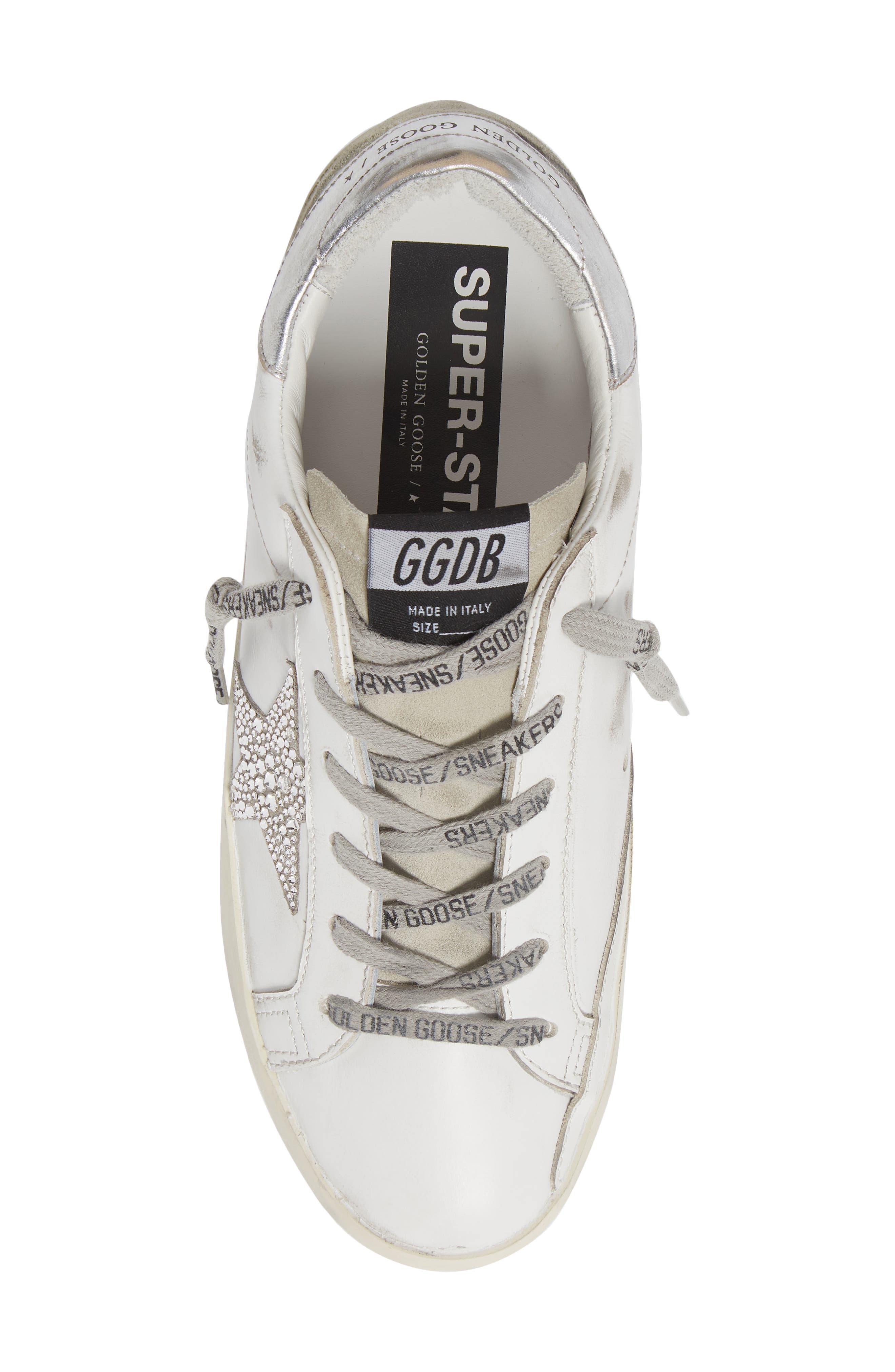 golden goose superstar crystal sneakers