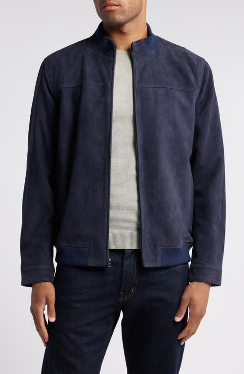 NORDSTROM NORDSTROM SUEDE BOMBER JACKET 