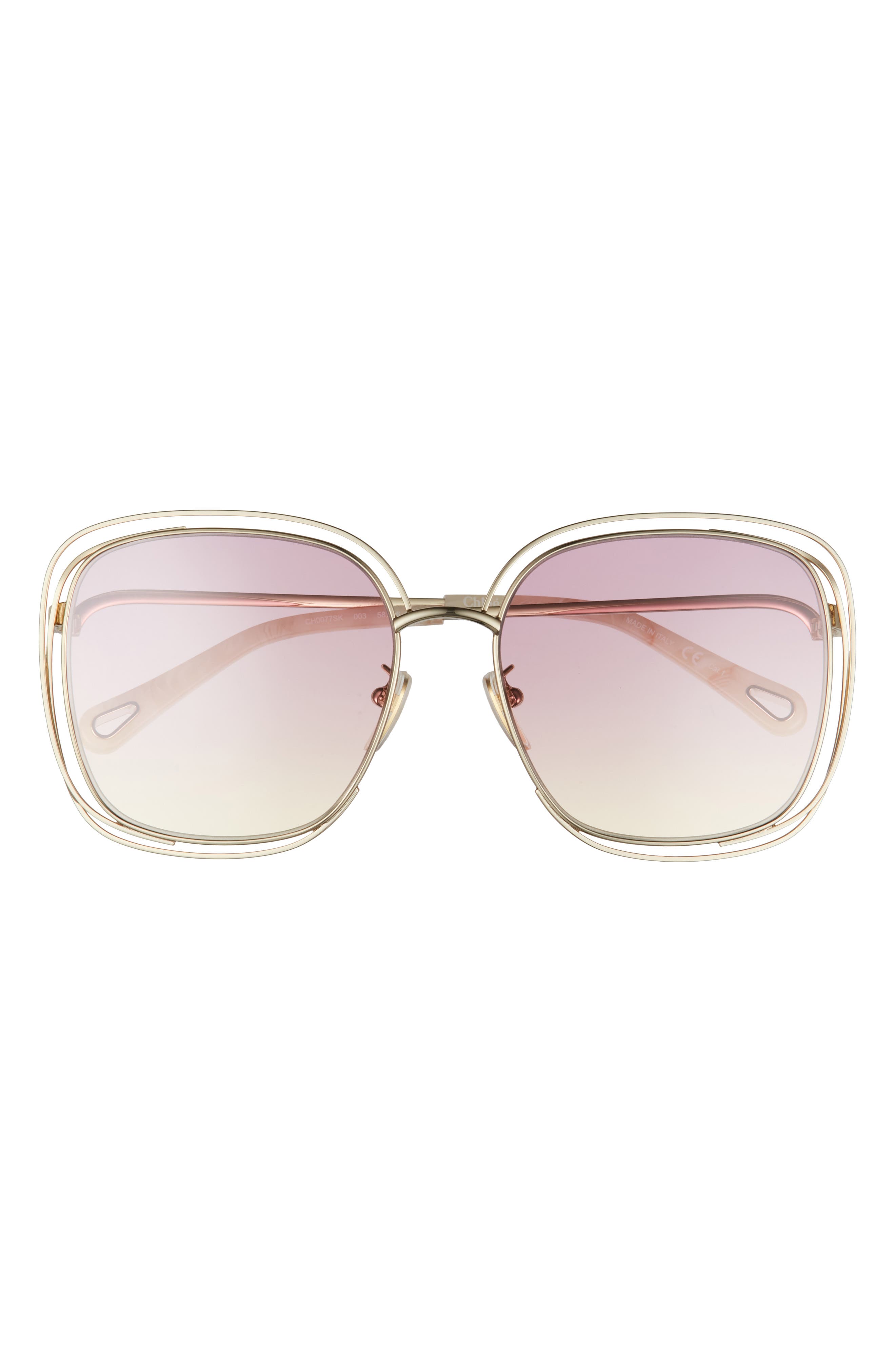 chloe large sunglasses