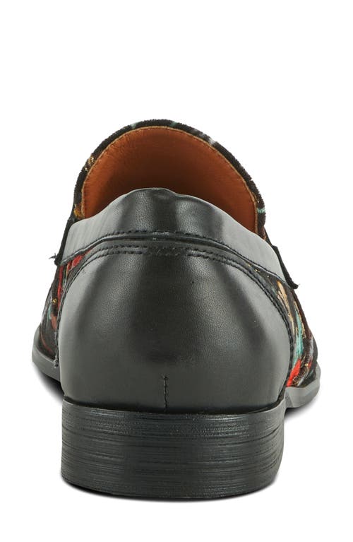 L'artiste By Spring Step Jonas Bit Loafer In Black Multi