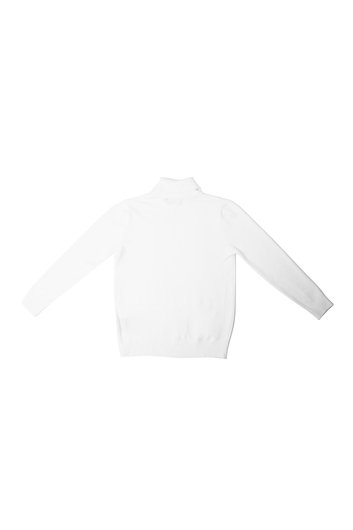 X-ray Kids' Basic Turtleneck Sweater In Open White
