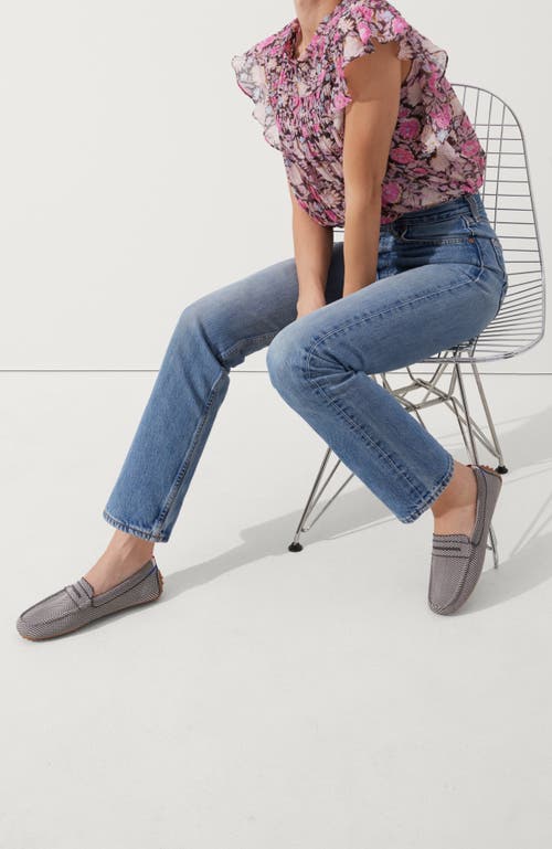 Rothys The Driver In Grey/neutral In Iron Herringbone