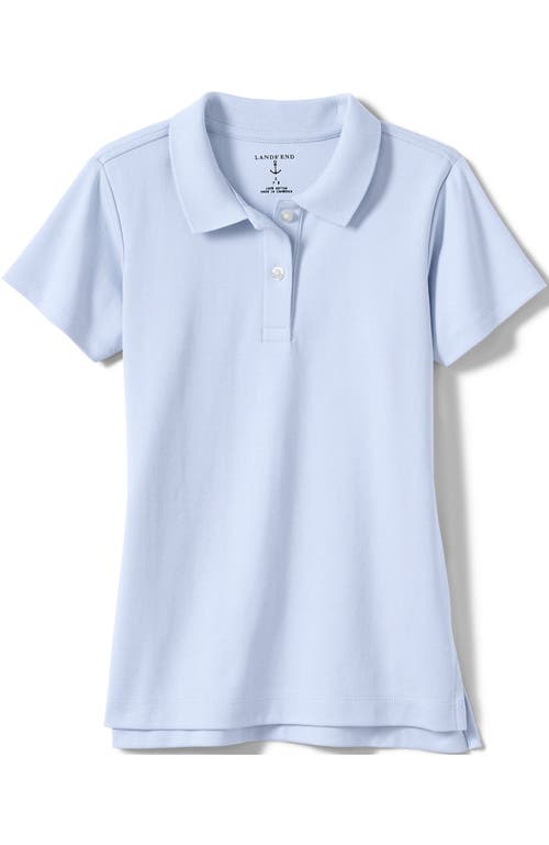LANDS' END LANDS' END SCHOOL UNIFORM GIRLS SHORT SLEEVE FEMININE FIT INTERLOCK POLO SHIRT