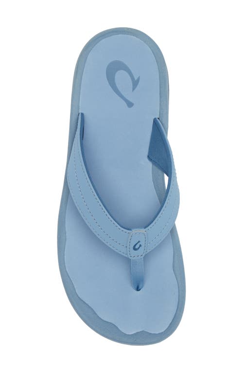 Shop Olukai Ohana Flip Flop In Trench Blue/trench Blue