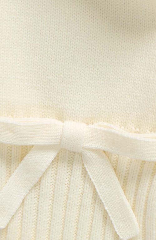 Shop Kate Spade New York Bow Accent Scarf In Cream