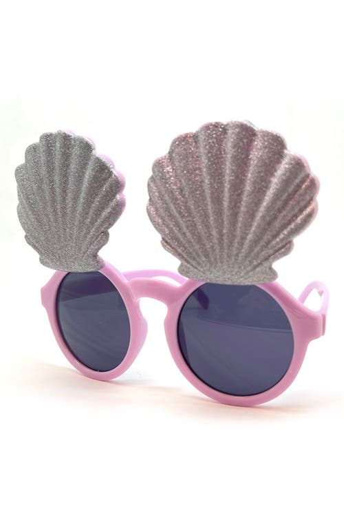 FYNN AND RILEY Kids' Seashell Sunglasses in Purple at Nordstrom
