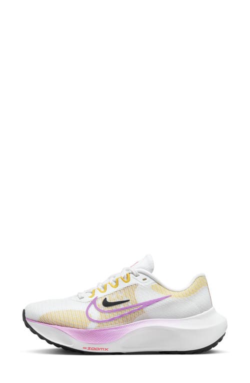 Shop Nike Zoom Fly 5 Running Shoe In White/sulfur/brown