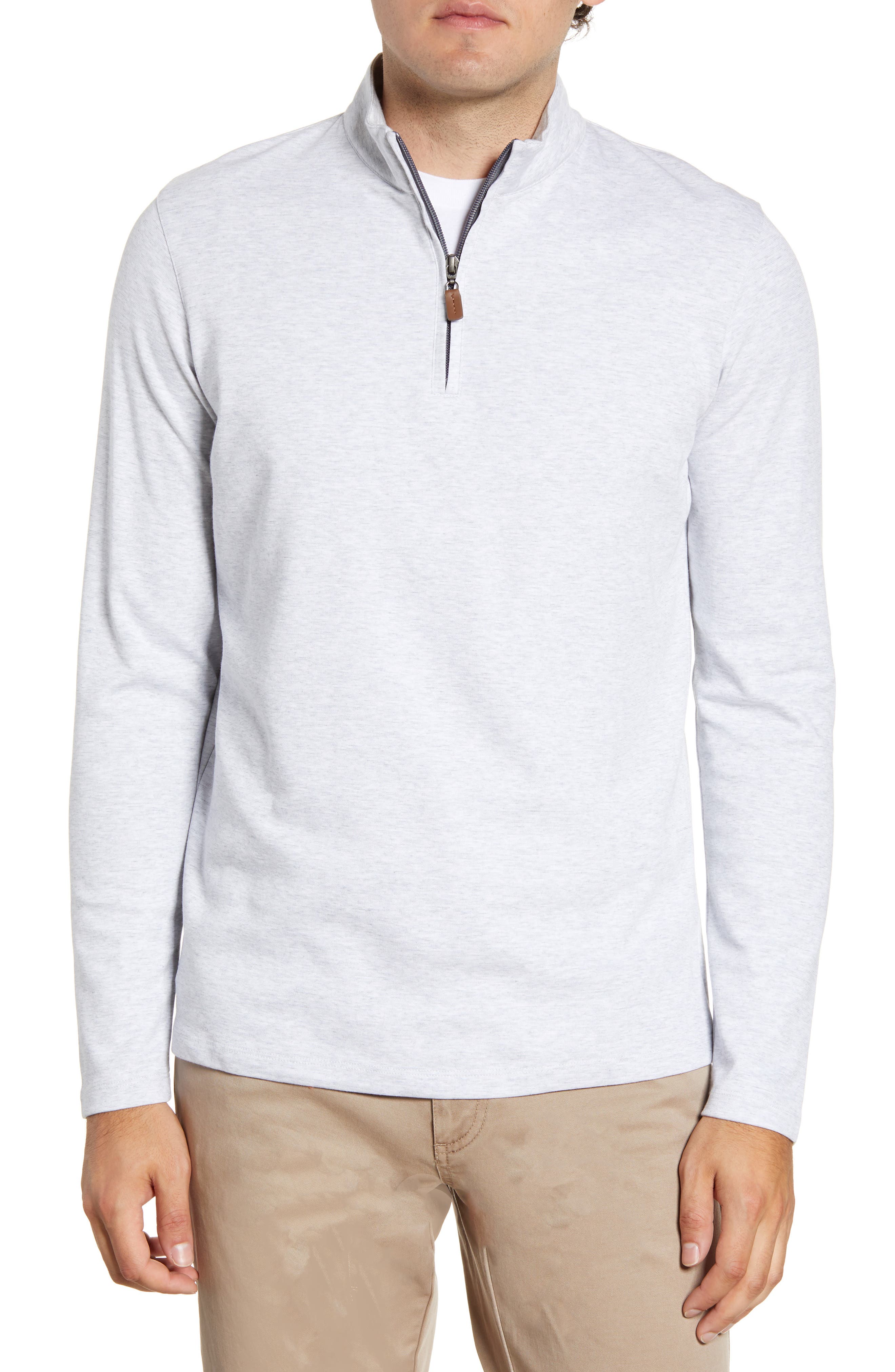 quarter zip performance pullover