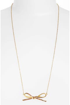 Kate spade bow necklace Clearance