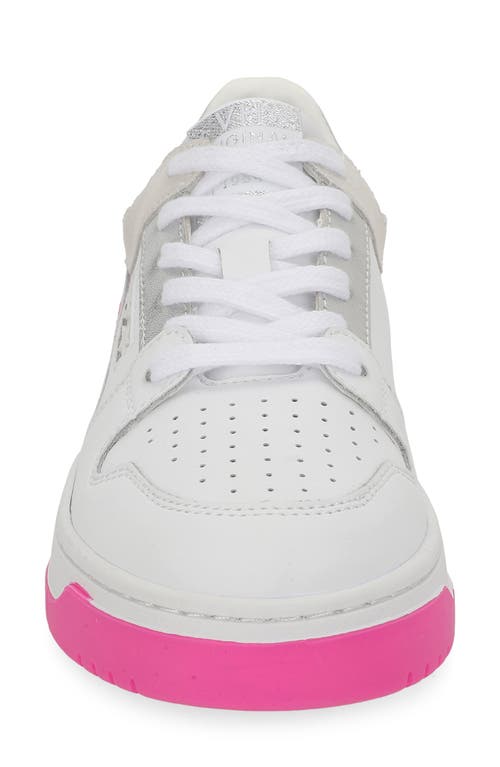 Shop Vintage Havana Finesse Sneaker In Neon Pink/silver