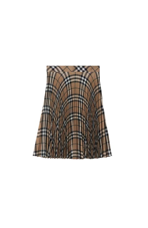 Burberry look skirt best sale