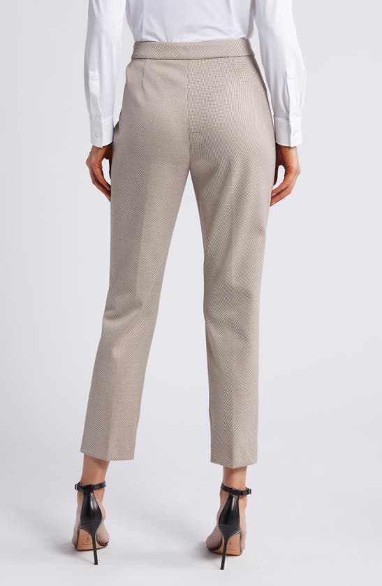 Shop Hugo Boss Boss Tilunara Slim Fit Pants In Goat Jersey Melange