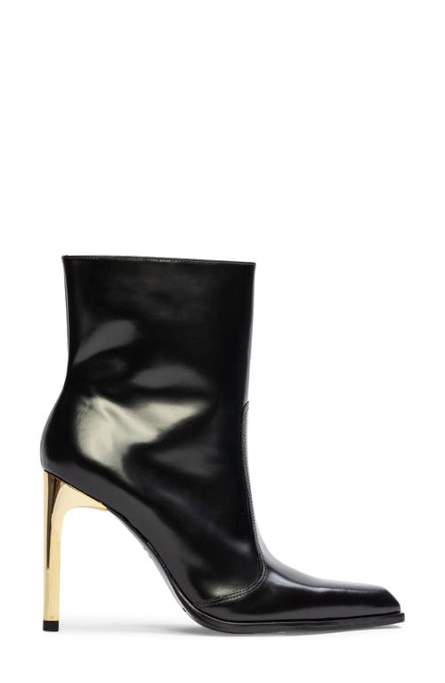 Black Suede Studio Domino Bootie In Black