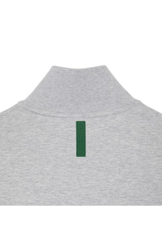 Lacoste Zip-up Jacket In Argent Chine