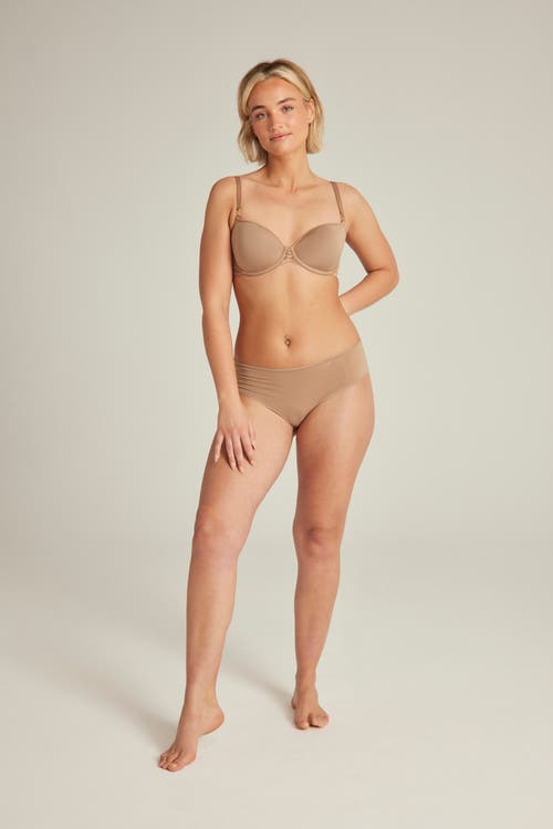 Shop Nudea The Stretch Mid Rise Bikini Brief In Bare03