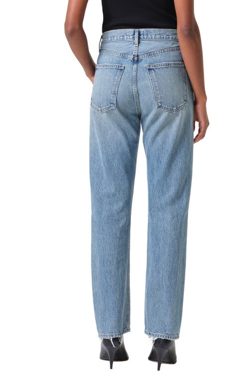Agolde 90s Mid Rise Straight Fit Jeans Fall Out In Backdrop