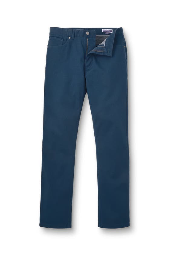 Shop Charles Tyrwhitt Twill Slim Fit 5 Pocket Jeans In Stone