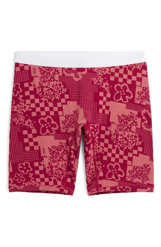 Tomboyx Stretch Modal 9-inch Boxer Briefs In Pixel Me This