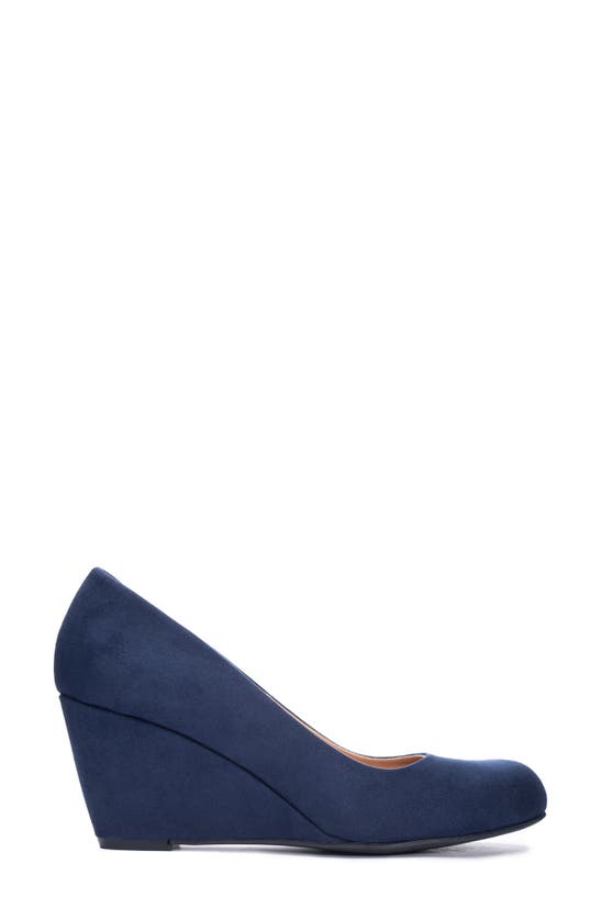 Shop Cl By Laundry Nima Wedge Pump In Navy