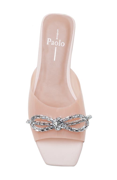 Linea Paolo Leigh Slide Sandal In Forest Pink
