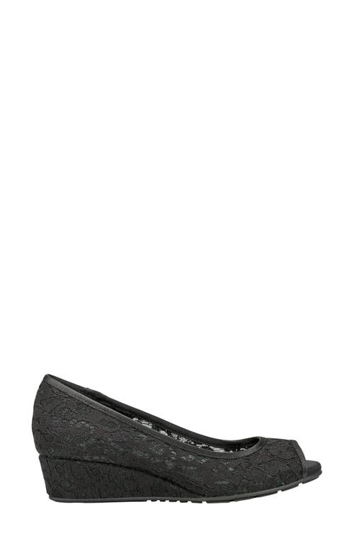 BANDOLINO BANDOLINO CANDRAS PEEP TOE WEDGE PUMP 