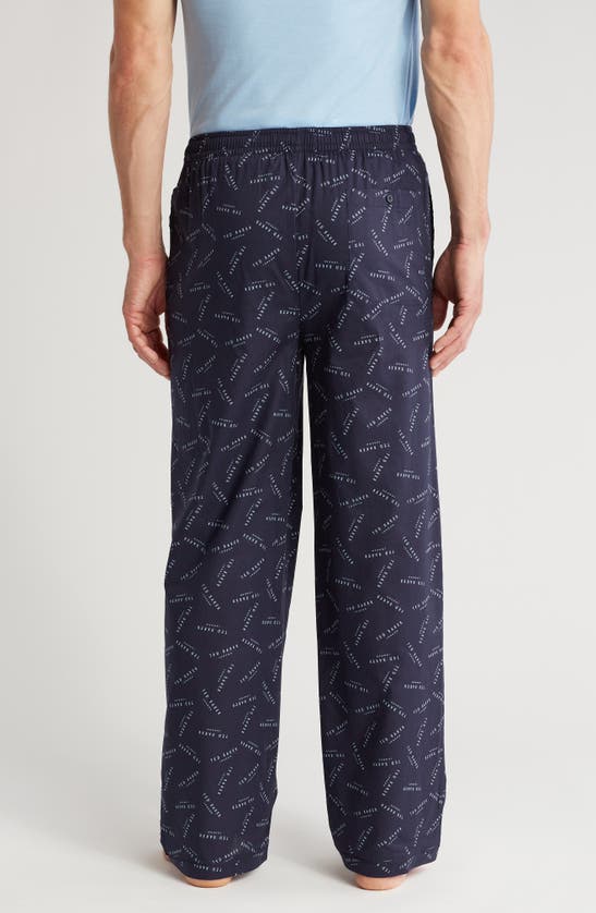 Shop Ted Baker London Luxe Cotton Poplin Pajama Pants In Spring Blues Scatter
