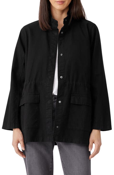 womens stand collar jacket | Nordstrom