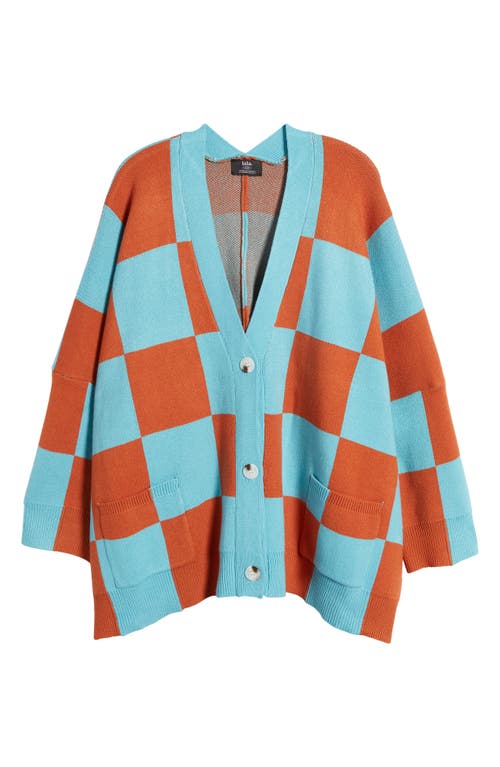 Dressed In Lala Dressed In Blue Orange Checkerboard