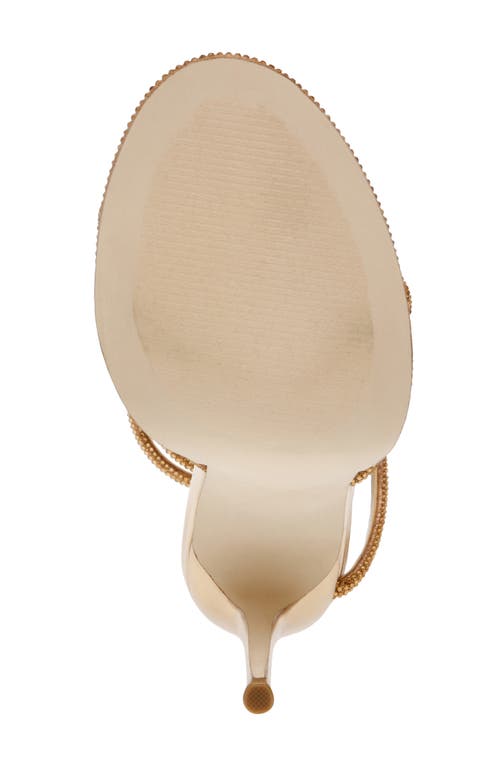 Steve Madden Women's Exotica Embellished High Heel Wrap Sandals In Bronze