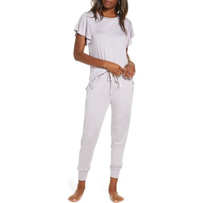 Papinelle Flutter Sleeve Pajamas, Purple