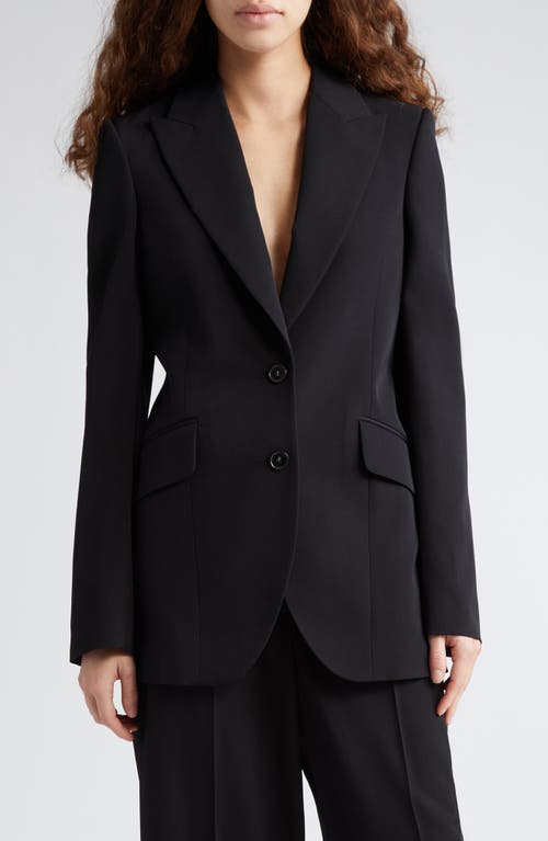 Stella McCartney Iconic Wool Stretch Gabardine Blazer Black at Nordstrom, Us