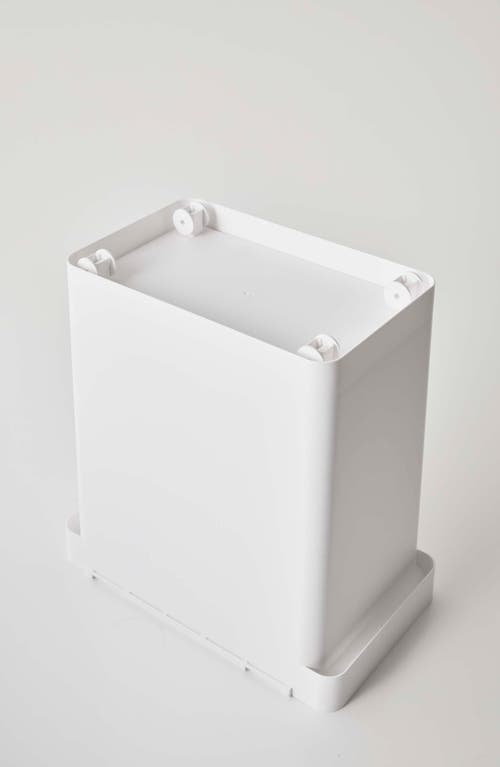 Yamazaki Extra-large Airtight Pet Rolling Food Storage Container In White