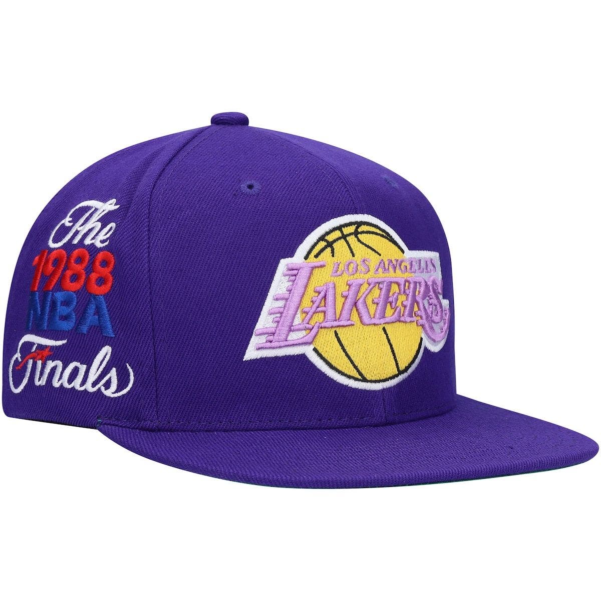 purple lakers snapback