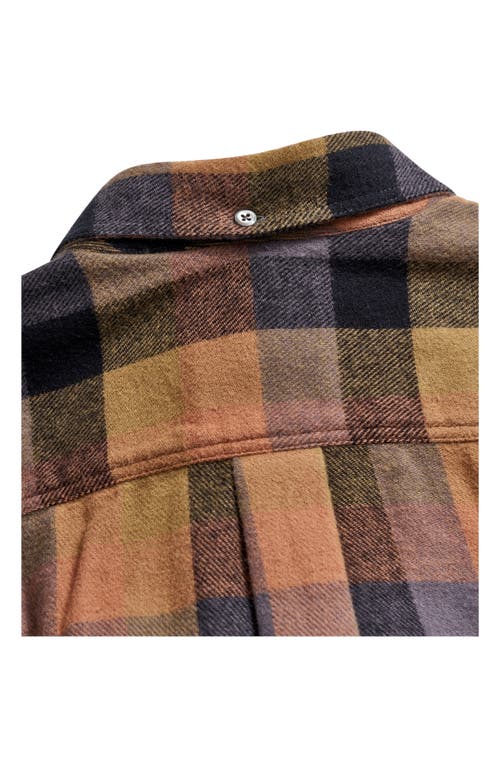 Billy Reid Block Shadow Plaid Tuscumbia Shirt Button Down In Beige Multi
