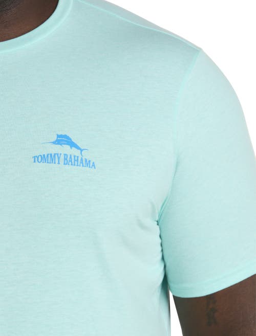 Shop Tommy Bahama Resistance Training Graphic Tee In Blue Swell