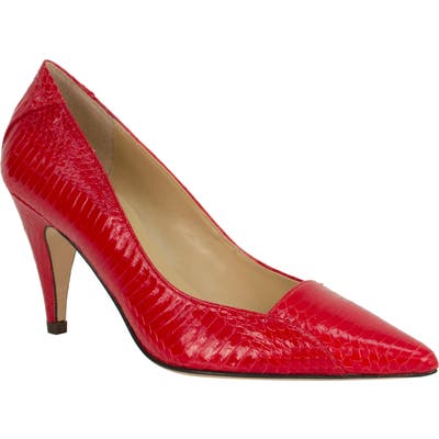 J. Renee Cobra Pointy Toe Pump B - Red