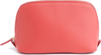 Personalized Metallic Pink Cosmetic Bag