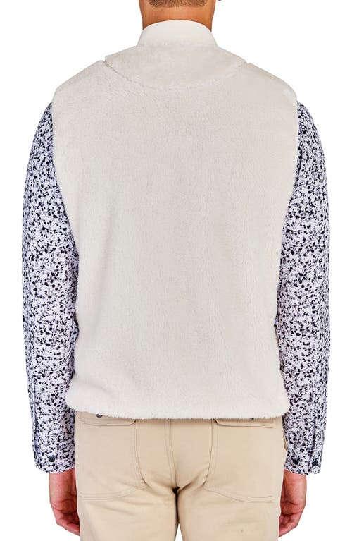 Brooklyn Brigade Solid Fuzzy Vest In Cream