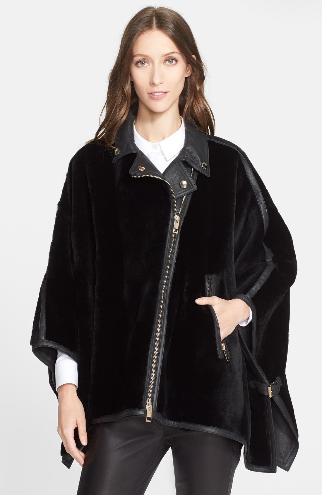 burberry poncho nordstrom