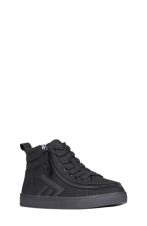 Shop Billy Footwear Kids' Billy Cs High Top Sneaker In Black To The Floor