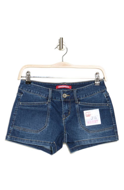 Shop Unionbay Delaney Utility Denim Shorts In Siren Blue